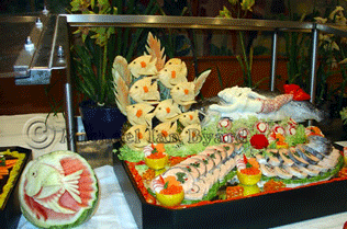 Buffet Fish Display